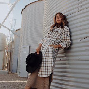 Clad & Cloth Story of Us Plaid Jacket